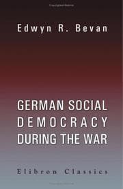 Tapa de German social democracy during the war