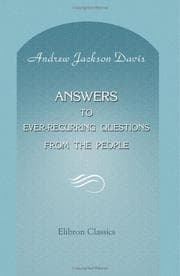 Tapa de Answers to Ever-recurring Questions from the People
