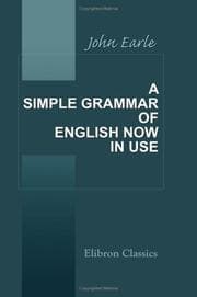 Tapa de A Simple Grammar of English Now in Use