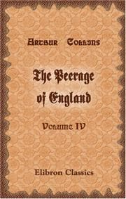 Tapa de The Peerage of England
