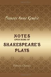 Tapa de Notes upon some of Shakespeare's Plays