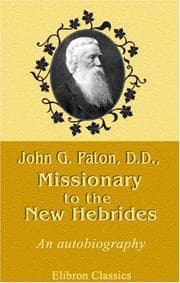 Tapa de John G. Paton, D.D., Missionary to the New Hebrides. An Autobiography