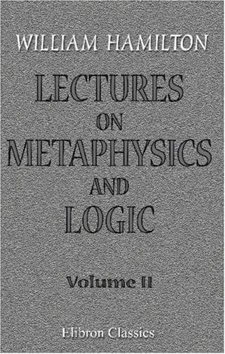 Tapa de Lectures on Metaphysics and Logic