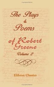 Tapa de The Plays & Poems of Robert Greene