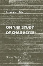 Tapa de On the Study of Character
