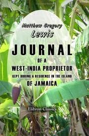 Tapa de Journal of a West India proprietor, 1815-17