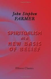 Tapa de Spiritualism as a New Basis of Belief