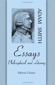 Tapa de Essays Philosophical and Literary