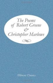 Tapa de The Poems of Robert Greene and Christopher Marlowe