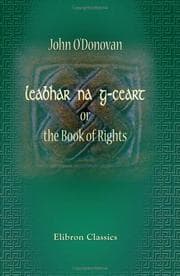 Tapa de Leabhar Na g-Ceart, or the Book of Rights