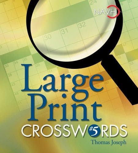 Tapa de Large Print Crosswords #5