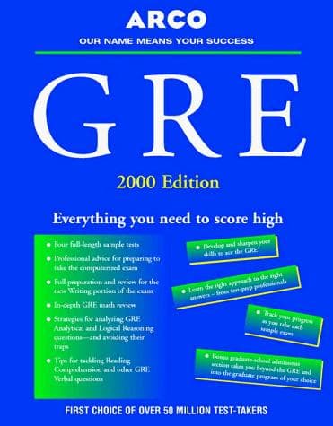 Tapa de GRE 2000 Edition (Master the Gre)