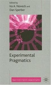 Tapa de Experimental Pragmatics