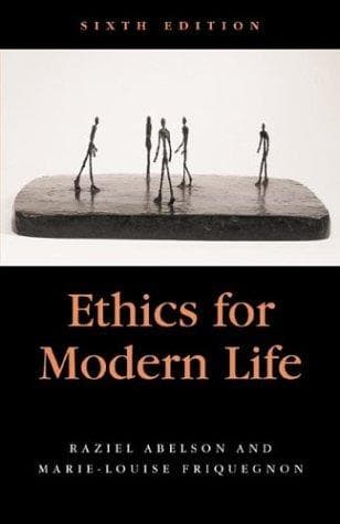 Tapa de Ethics for modern life