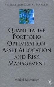 Tapa de Quantitative Portfolio Optimisation, Asset Allocation and Risk Management (Finance and Capital Markets)