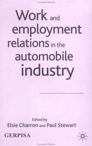 Tapa de Work and employment relations in the automobile industry