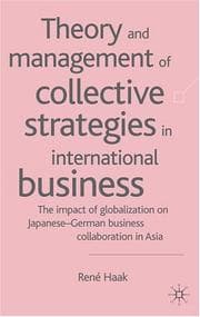 Tapa de Theory and management of collective strategies in international business
