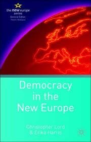 Tapa de DEMOCRACY IN THE NEW EUROPE