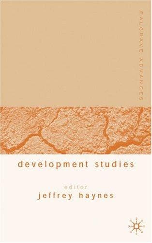 Tapa de Palgrave Advances in Development Studies (Palgrave Advances)