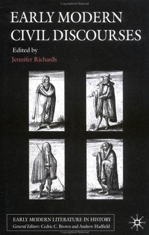 Tapa de Early modern civil discourses