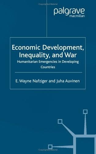 Tapa de Economic development, inequality and war