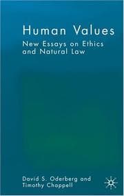 Tapa de Human values