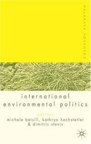 Tapa de Palgrave advances in international environmental politics