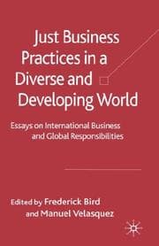 Tapa de Just business practices in a diverse and developing world