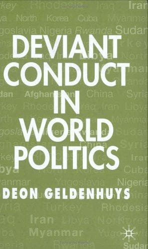 Tapa de Deviant conduct in world politics