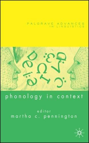 Tapa de Phonology in Context (Palgrave Advances)