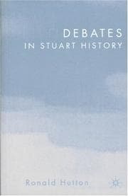 Tapa de DEBATES IN STUART HISTORY