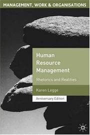 Tapa de Human resource management