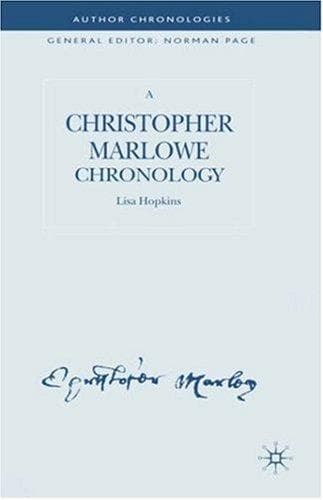 Tapa de A Christopher Marlowe chronology
