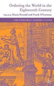 Tapa de Ordering the world in the eighteenth century