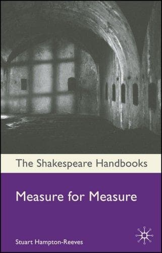 Tapa de Measure for Measure (Shakespeare Handbooks)