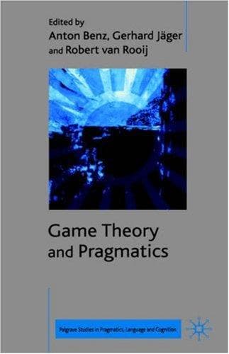 Tapa de Game theory and pragmatics
