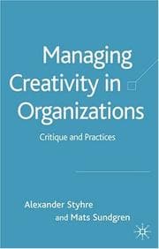 Tapa de Managing creativity in organizations