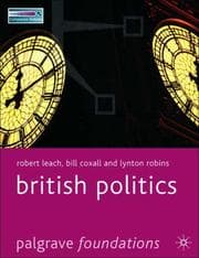 Tapa de British Politics (Palgrave Foundations)