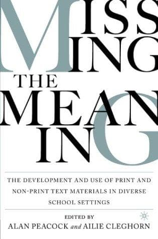 Tapa de Missing the Meaning