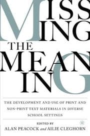 Tapa de Missing the meaning