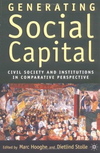 Tapa de Generating social capital