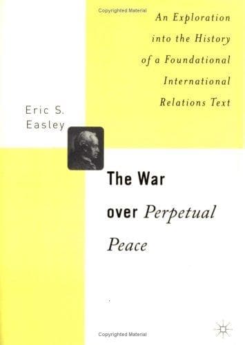 Tapa de The War Over Perpetual Peace