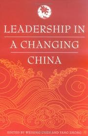Tapa de LEADERSHIP IN A CHANGING CHINA; ED. BY WEIXING CHEN