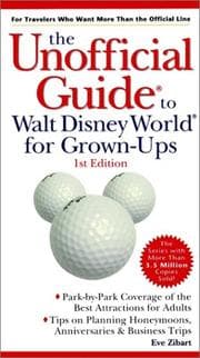 Tapa de Unofficial Guide to Walt Disney World for Grown-Ups