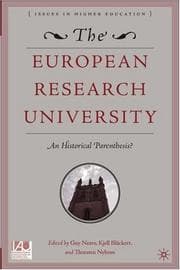 Tapa de The European research university