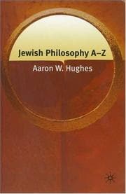 Tapa de Jewish Philosophy A-Z