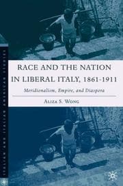 Tapa de Race and the Nation in Liberal Italy, 1861-1911