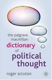 Tapa de The Palgrave Macmillan Dictionary of Political Thought