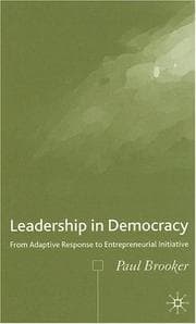 Tapa de Leadership in democracy