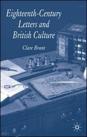 Tapa de Eighteenth-Century Letters and British Culture